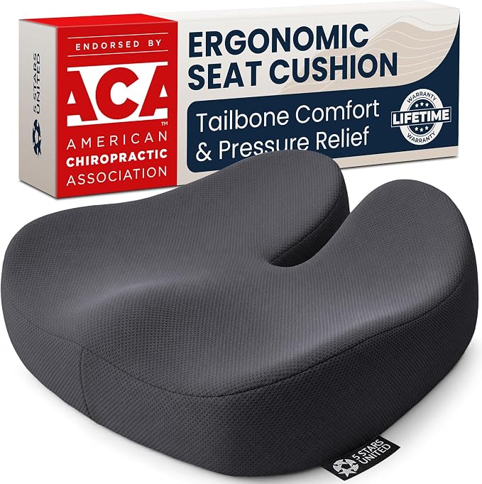 5 STARS UNITED Seat Cushion by 5STARSUNITED