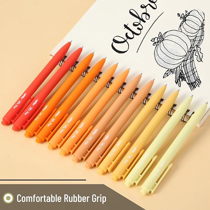 Mr. Pen- Retractable Gel Pens, 12 Pack, Summer Morning Barrel | Fine Point 0.5mm - Image 4