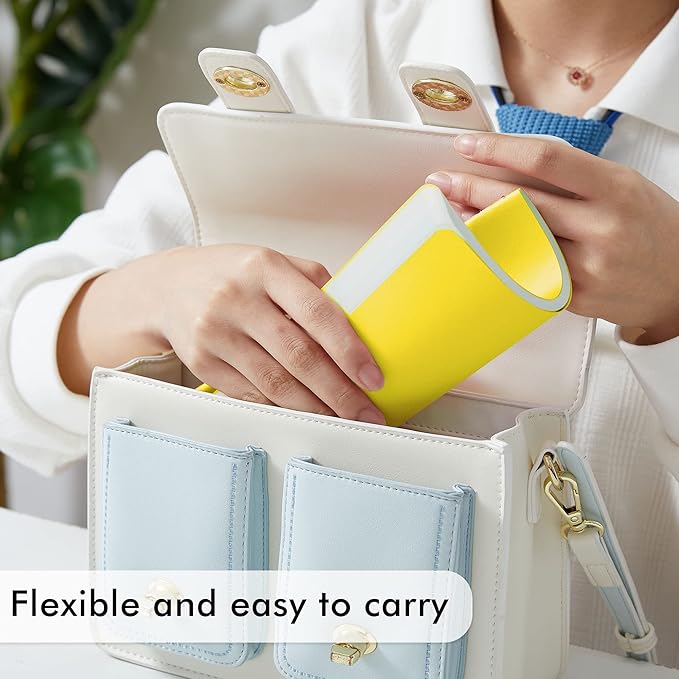 16 Pack Soft Cover Journal Bulk, Feela Lined Notebooks College Ruled for Work for Women Girl Writing, Blank Travel Journal Note Taking Notebook School Business Supplies, 8.2” x 5.5”, A5, Lemon Yellow-DeskLoop Office