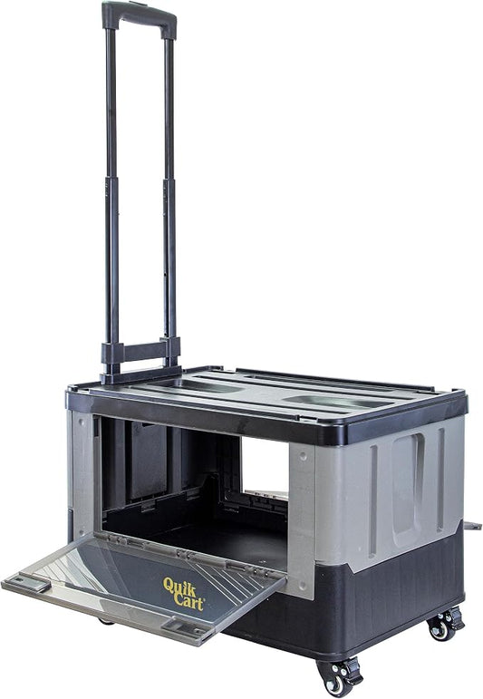 dbest Products Quik Cart Extended Four Wheeled Rolling Crate Teacher Utility by dbestproductsInc