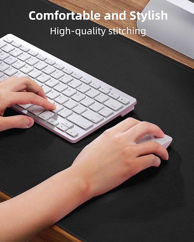 Leather Desk Pad Protector, Desk Mat, Large Mouse Pad, Non-Slip Desk Pad - Image 4