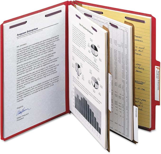Smead Pressboard Classification File Folder - Image 3