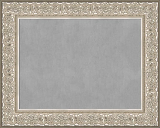 Amanti Art Silver Framed Magnetic Board 25x31 Medium Vision Board by AmantiArt