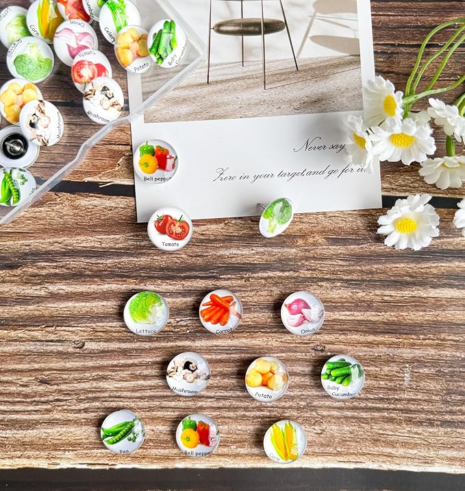 Push Pins for Cork Board -24pcs Decorative Push Pins - Image 6