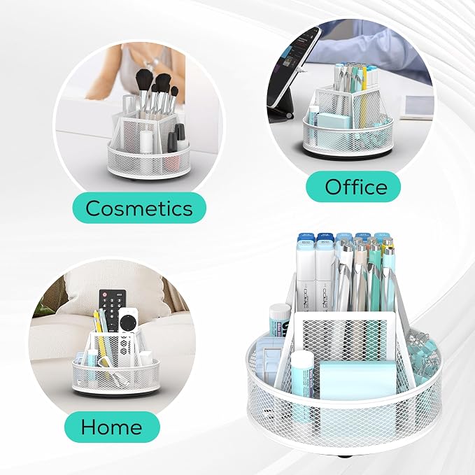 YINGHUA Metal Mesh Desk Organizer - Image 5