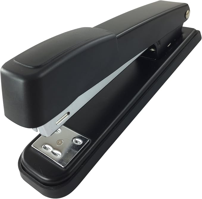 Clipco Stapler with 2000 Staples Each Metal Full Desk Size Black - Image 3