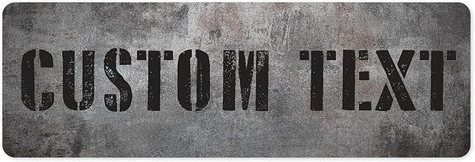 Custom Sign, Custom Street Sign, 11 Font Colors, 13 Font Styles, 4 Hole Options by MySignCenter