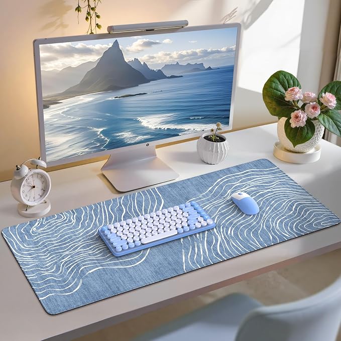 iCasso Desk Cover Mat, Extended Long Mouse Pad by iCasso