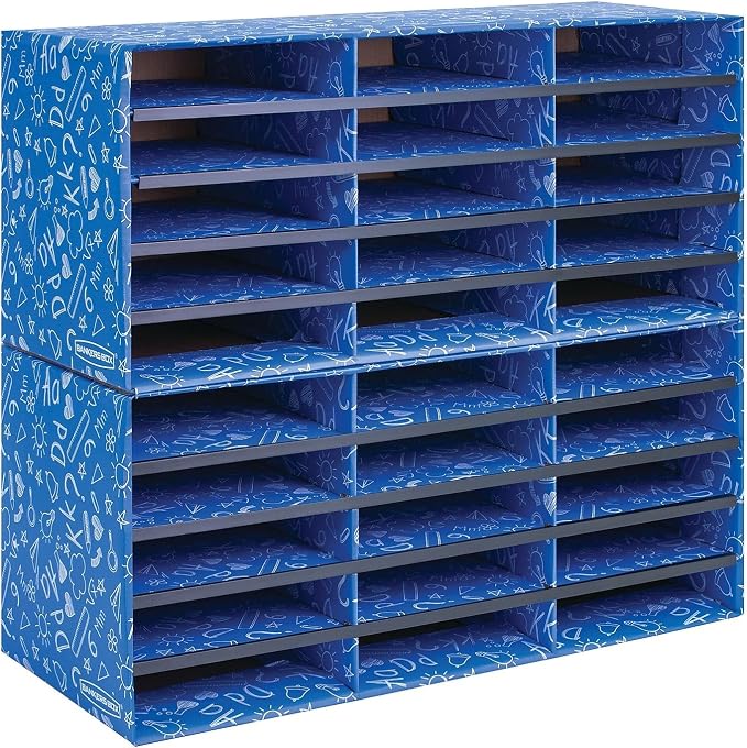 Bankers Box Classroom 30 Compartment Mail Sorter - Image 4