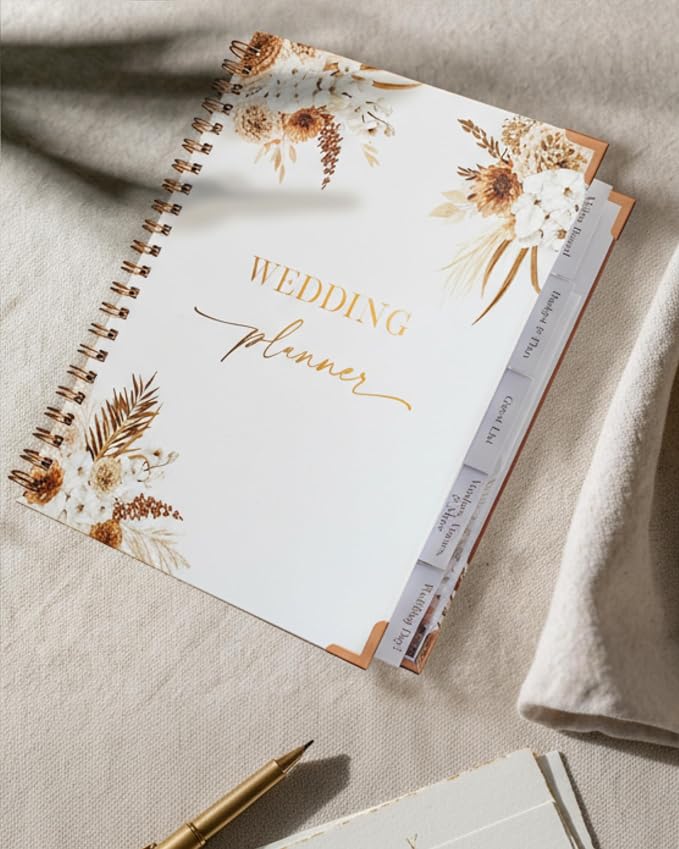 Beautiful Boho Wedding Planner Book and Organizer - Image 8