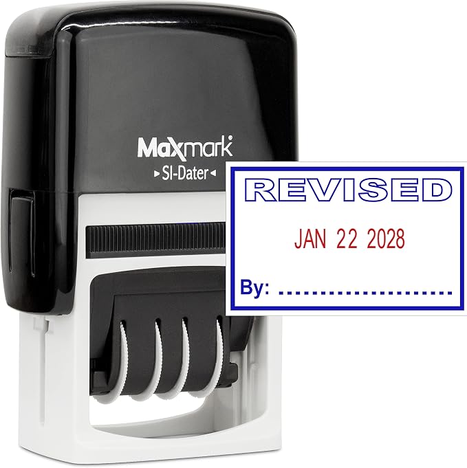 MaxMark Office Self Inking Date Stamp by Maxmark
