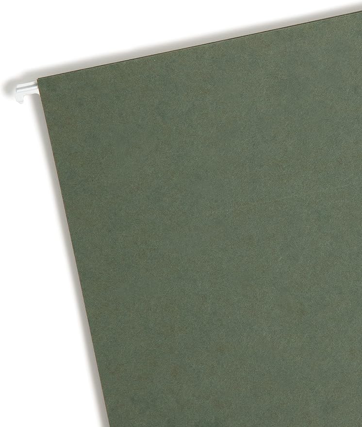 Smead Hanging File Folder with Tab, 1/3-Cut Adjustable Tab, Legal Size - Image 3
