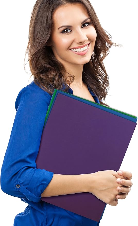 Better Office Products 2 Pocket Paper Folders, Letter Size Paper Portfolios - Image 6