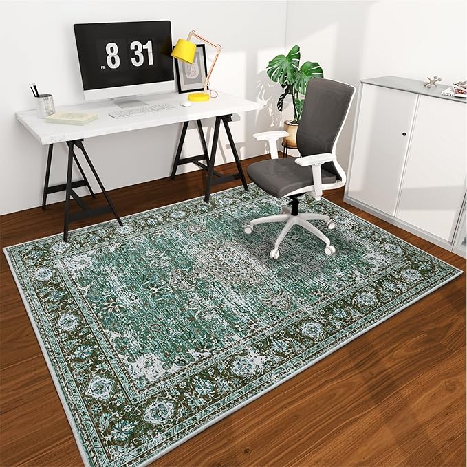 Office Chair Mat for Hardwood Floor, Machine Wash by CHAKME