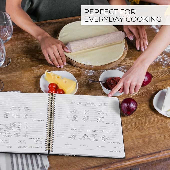 Elegant Recipe Book for 100+ Cherished Meals - Image 4
