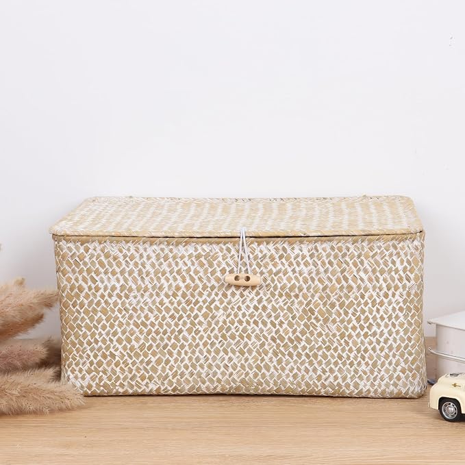 FEIALNDUO Wicker Shelf Baskets - Image 3
