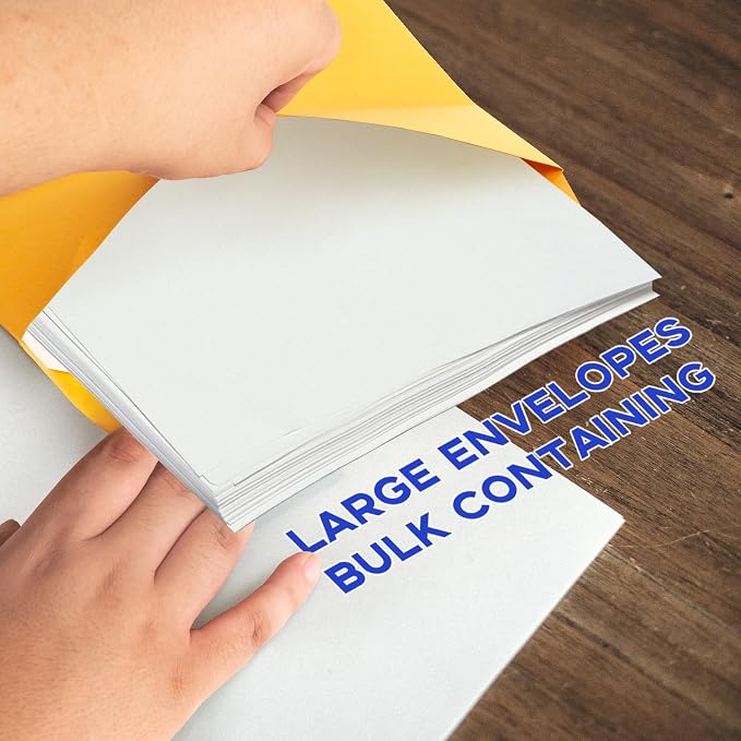 10x13 Catalog Envelopes Self Seal 100 Pack, Goefun 80GSM Paper Large Yellow - Image 6