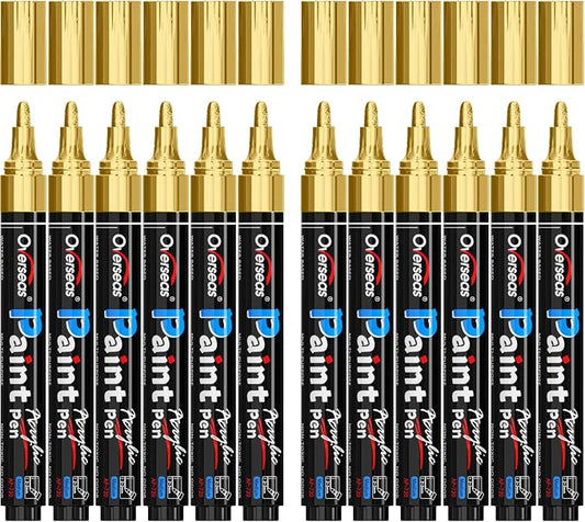 Overseas Gold Paint Pens by Overseas