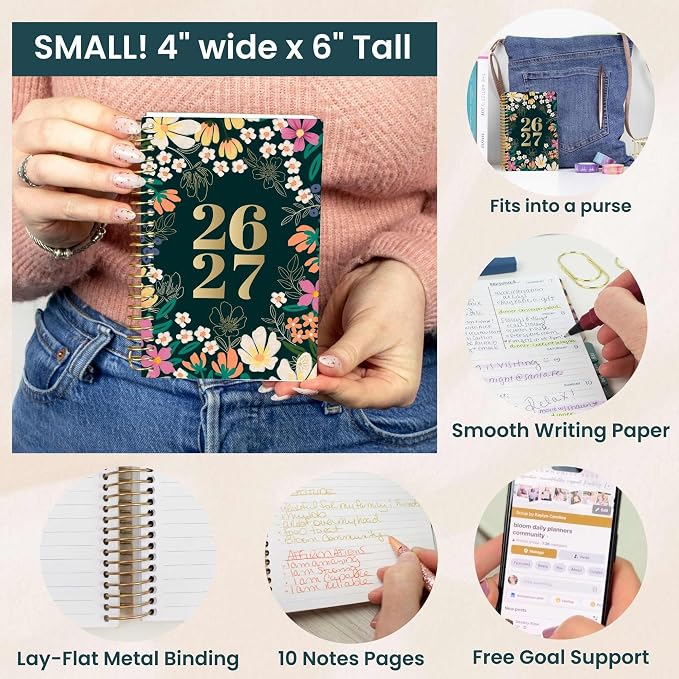 bloom daily planners 2026-2027 Academic Year Pocket Planner 13 Months - Image 5
