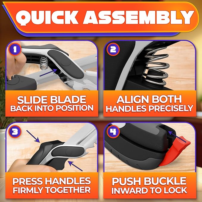 6-in-1 Cutting Board Scissors - Image 6