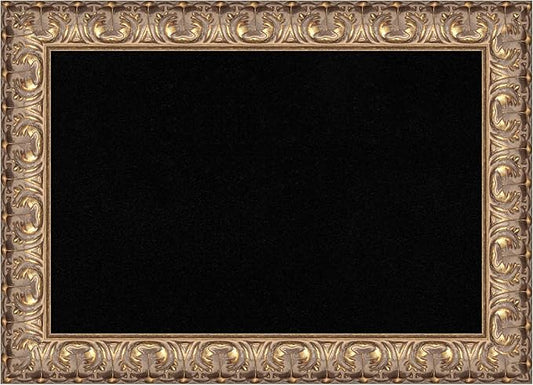 Amanti Art Black Cork Board for Wall, 15x21 Vision Board with Gold Wood Frame, Small Corkboard Office Decor for Home Organization, Traditional Corkboard Pinboard to Display Items for Home-DeskLoop Office