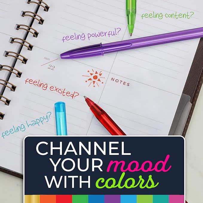 BIC Color Cues Pen Set, Fun Color Pens - Image 4