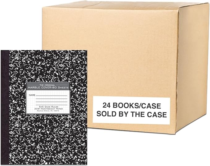 ROARING SPRING Signature Collection Composition Notebook, 24 Books, Grid Graph by RoaringSpringPaperProducts