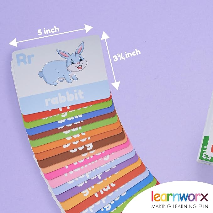 Alphabet Flash Cards for Toddlers | Award-Winning | 52 ABC Flashcards for Baby - Image 8