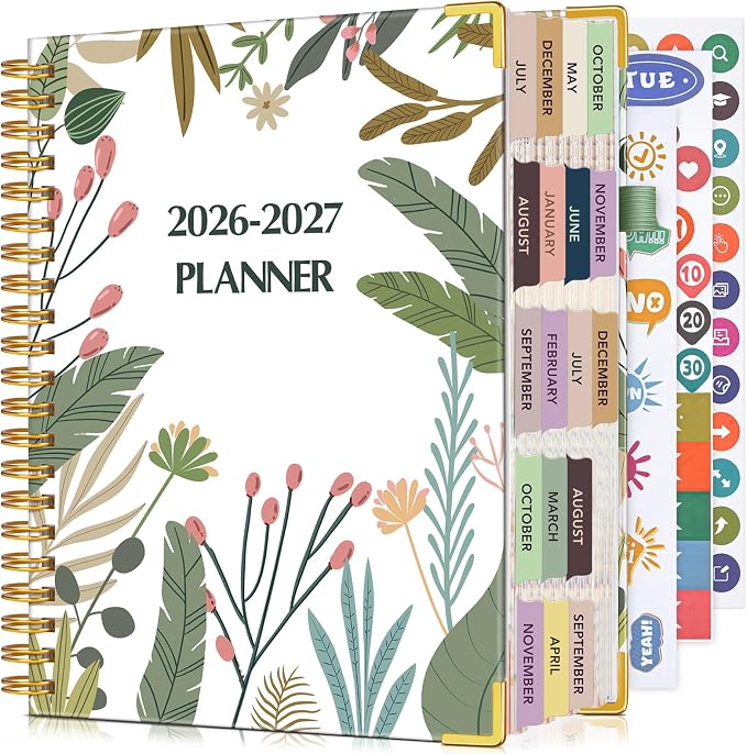 Academic Planner 2026-2027, 18 Months Weekly and Monthly Daily Planner from by Unknown