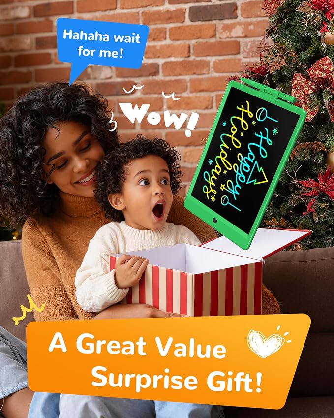 KOKODI LCD Writing Tablet, 10 Inch Colorful Toddler Doodle Board Drawing Tablet - Image 7