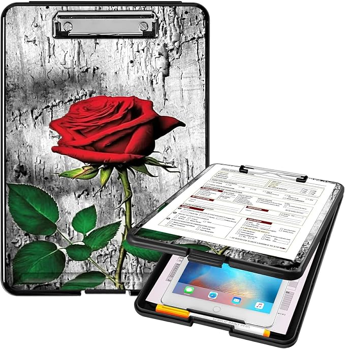 A4 Clipboards, Heavy Duty Waterproof Nursing Plastic Folder Clipboard by Unknown