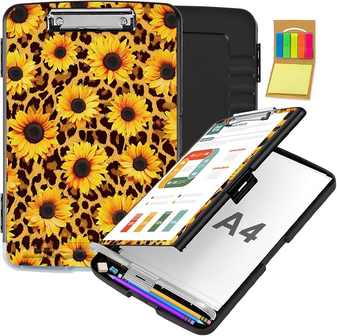 Clipboard with Storage, Office Supplies Nursing Clipboards Folder with Pen by CAPAUNVDA