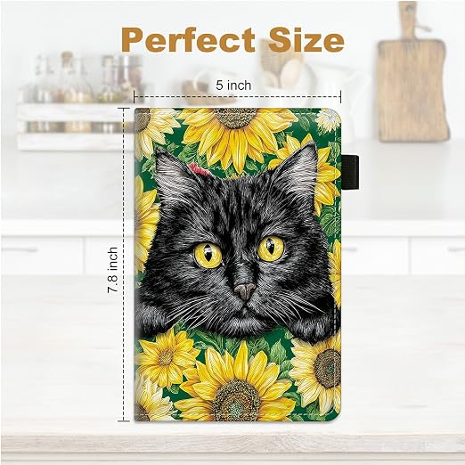 Sunflowers Cat Cute Server Book - Image 2