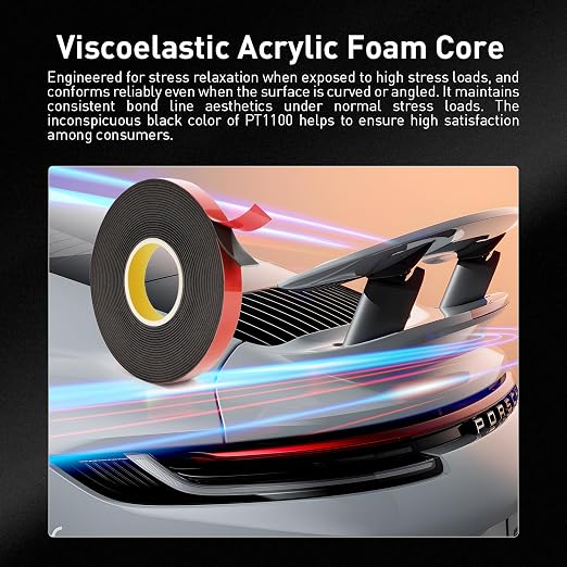 Automotive Acrylic Plus Attachment Tape 0.39" x 18Ft Made of 3M Pack of 2 - Image 5