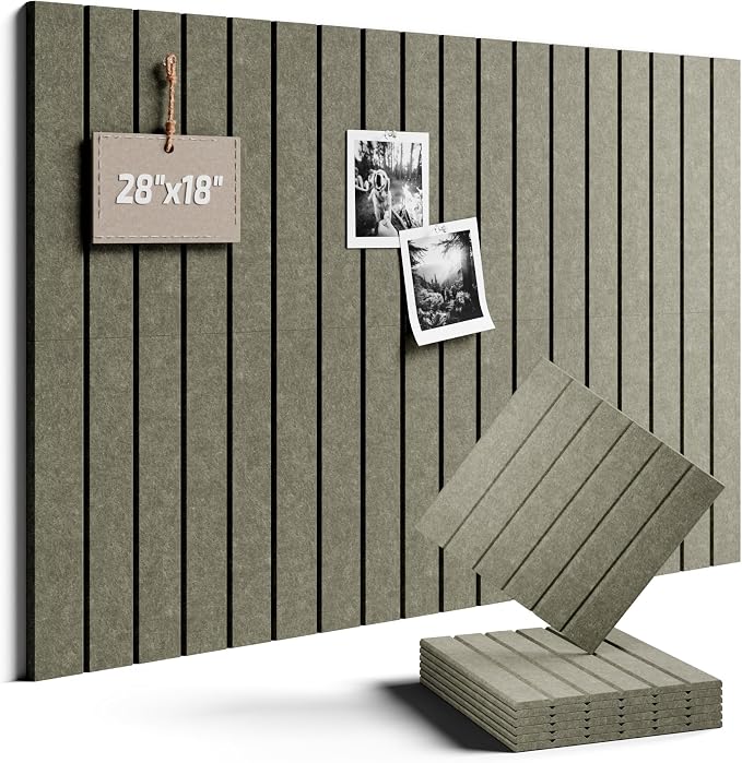 Felt Bulletin Board Tiles -28"x18" by FLUXYNARA