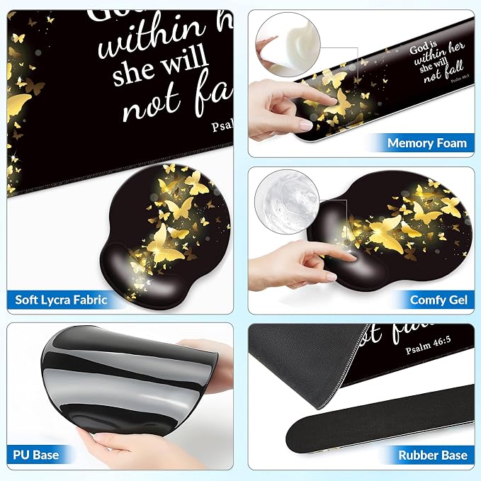 Desk Mat Set + Keyboard and Mouse Pad - Image 4