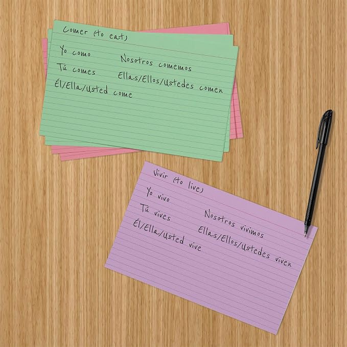 Amazon Basics Ruled Color Index Cards - Image 5