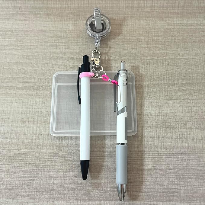 10 PCS Pen Clips, Pen Holders, Badge Reel Accessories, Pen Holder - Image 2