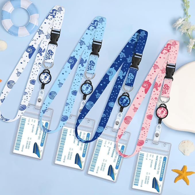 HONSIO 4 Pack Cruise Lanyard for Ship Cards Lanyards - Image 7