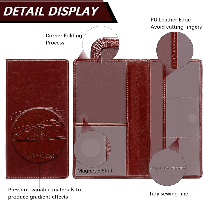 Car Registration and Insurance Card Holder - Image 4