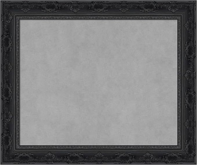 Amanti Art Black Framed Magnetic Board 20x24 Small Vision Board by AmantiArt
