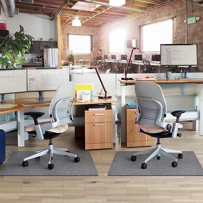 2 Pack Office Chair Mat for Hardwood Floor, Large Anti-Slip Floor Protector for - Image 7