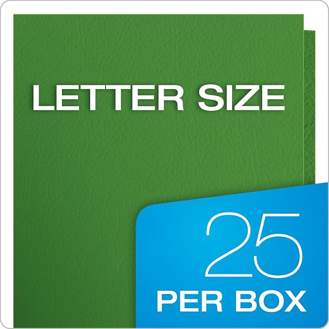 Oxford Two Pocket Folders, Textured Paper, - Image 9