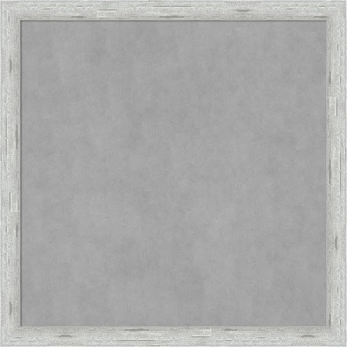 Amanti Art Silver Framed Magnetic Board 13x13 X-Small Vision Board by AmantiArt