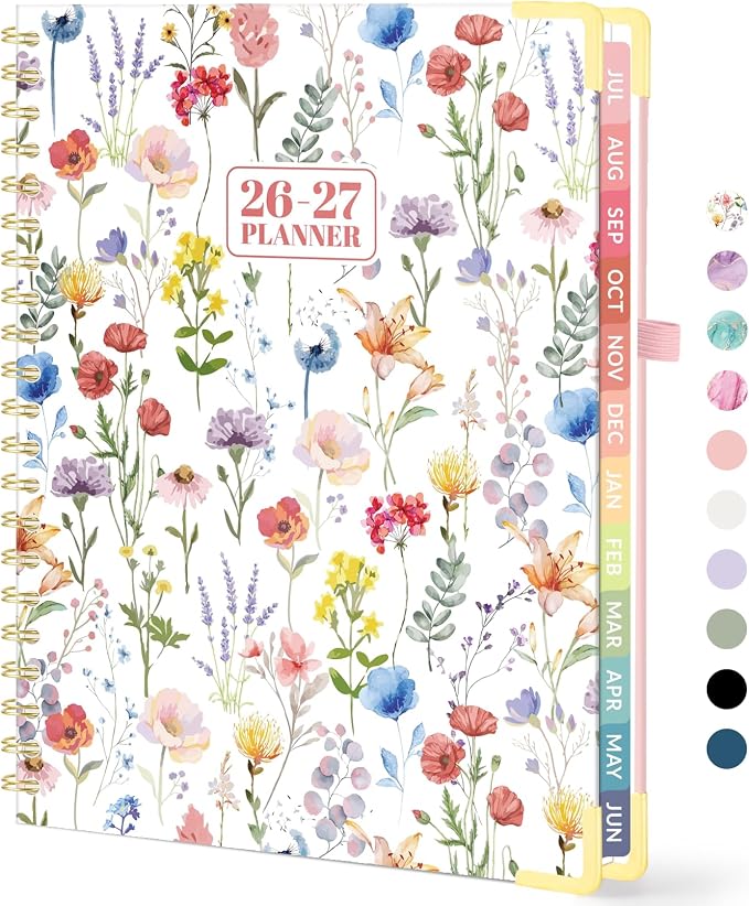 Forvencer Academic Planner 2026-2027, Hardcover Calendar Planner Weekly & by Forvencer