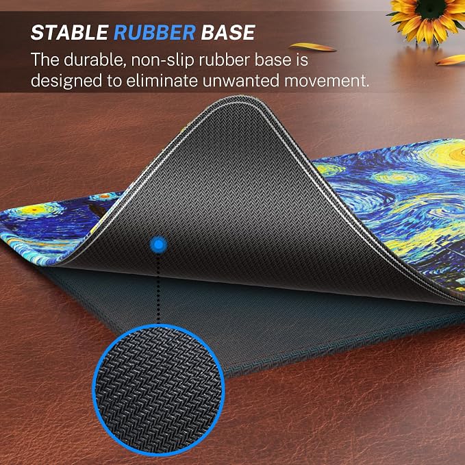 MROCO Essential Office & Gaming Mouse Pad, 8.5 x 11 Inch, Starry Night | - Image 4