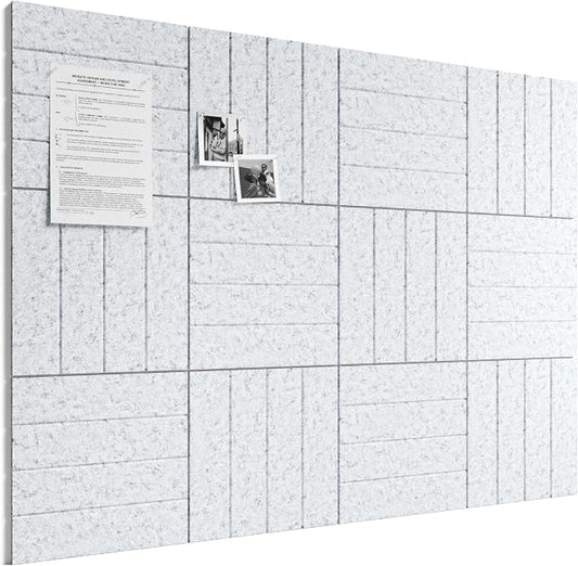 Bumusty Large Cork Board Alternative-48 x 36" Felt Bulletin Board Tiles by BUMUSTY