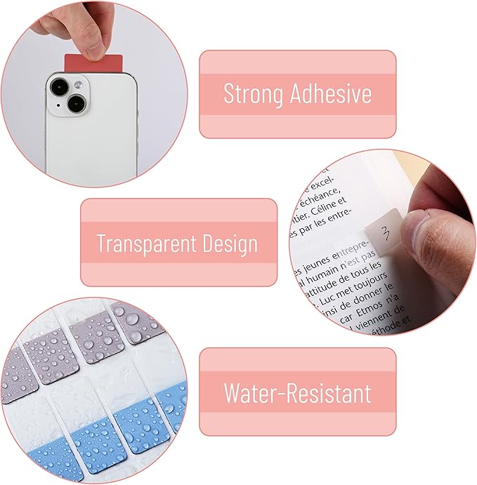 Mr. Pen- Sticky Index Tabs, 240 Pcs, Vibrant Sticky Tabs for Notebooks, Page Markers, Page Tabs for Binders, Page Tabs Sticky Tabs for Books, Notebook Tabs, Book Sticky Tabs for Notebooks-DeskLoop Office