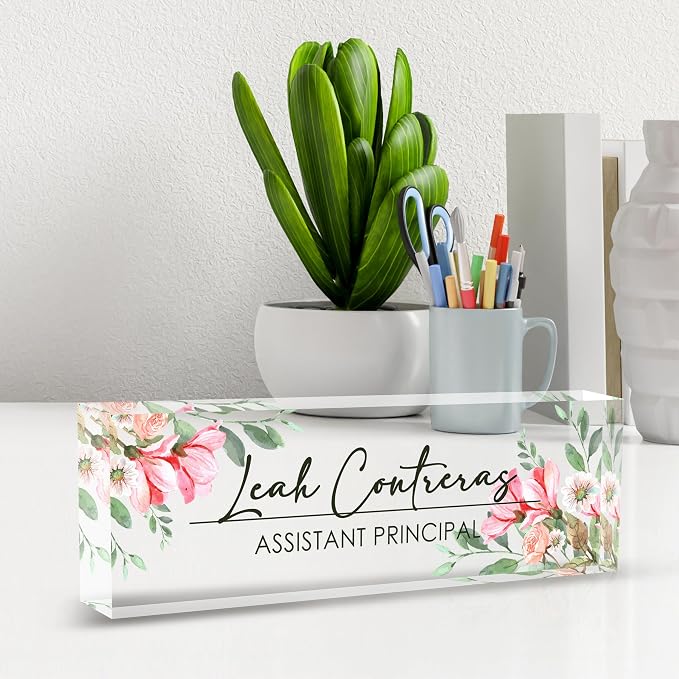 Personalized Custom Name Plate, Office Desk Decor - Image 2