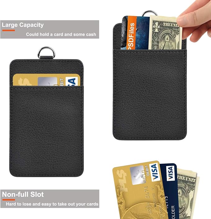 PU Leather ID Badge Holder, Life-Mate ID Badge Holder - Image 4